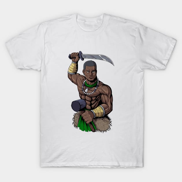 God of Yoruba religion - Ogun T-Shirt by Modern Medieval Design